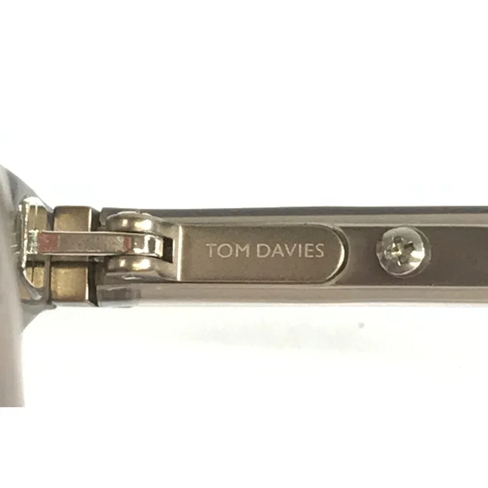 Tom Davies Eyeglasses Frames TD712 Col. 703 Transparent Shiny Gray 51-20-140